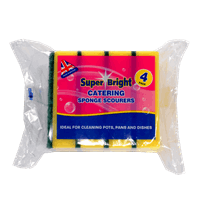 Superbright 4pk Catering Sponge